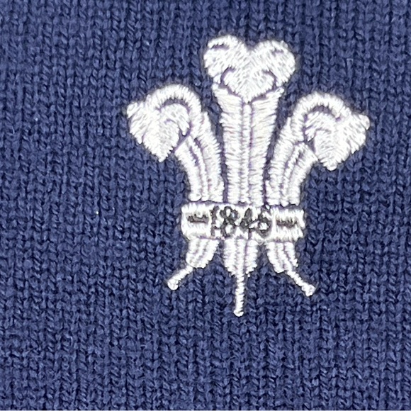 Glenbrae Sweater Adult Extra Large Blue V-Neck Lambs Wool Pullover Preppy Men - Picture 8 of 13